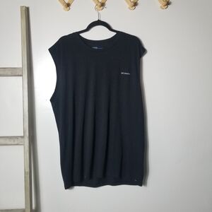 NWT COLUMBIA MEN'S SLEEVELESS BLACK TOP SIZE 2XL